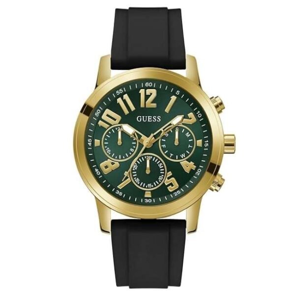 Guess Men Parker Green Dial Chronograph Watch-GW0708G2