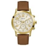 Guess Men Parker White Dial Chronograph Watch-GW0709G2