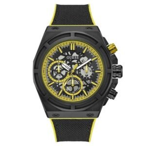 Guess Men Masterpiece Black Dial Chronograph Watch-GW0713G2