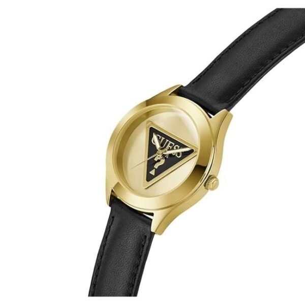 Guess Women Tri Plaque Rose Gold Dial Quartz Watch-GW0744L2