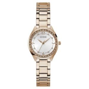 Guess Women Charlotte White Dial Quartz Watch-GW0767L3