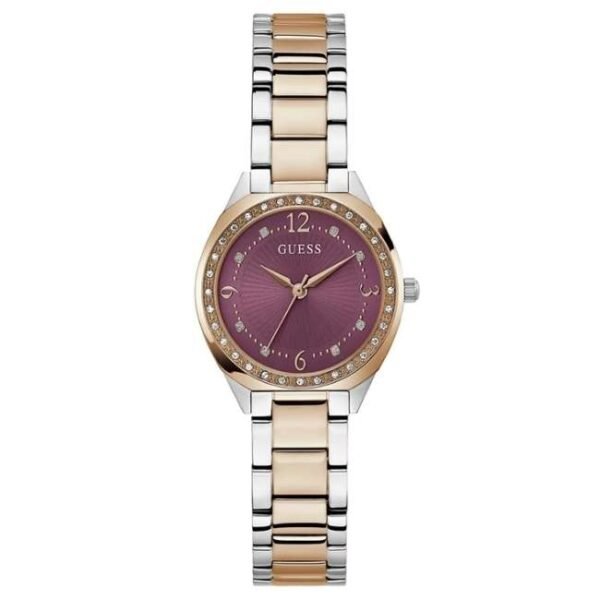Guess Women Charlotte Purple Dial Quartz Watch-GW0767L5