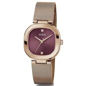 Guess Women Eve Purple Dial Quartz Watch-GW0768L3