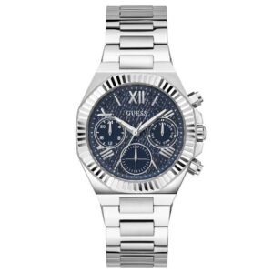 Guess Women Equality Blue Dial Chronograph Watch-GW0769L1