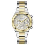 Guess Women Equality Silver Dial Chronograph Watch-GW0769L3