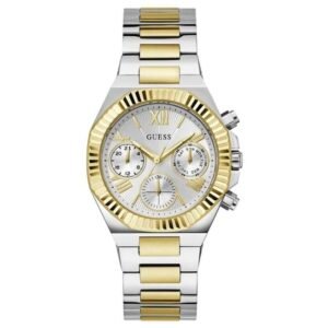 Guess Women Equality Silver Dial Chronograph Watch-GW0769L3