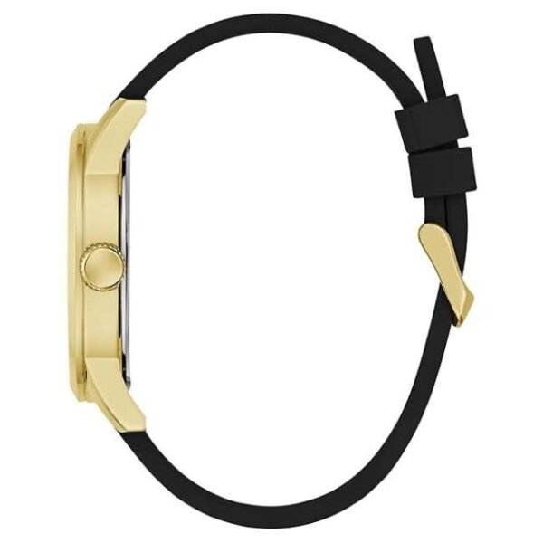 Guess Men Badge Black Dial Quartz Watch-GW0781G4