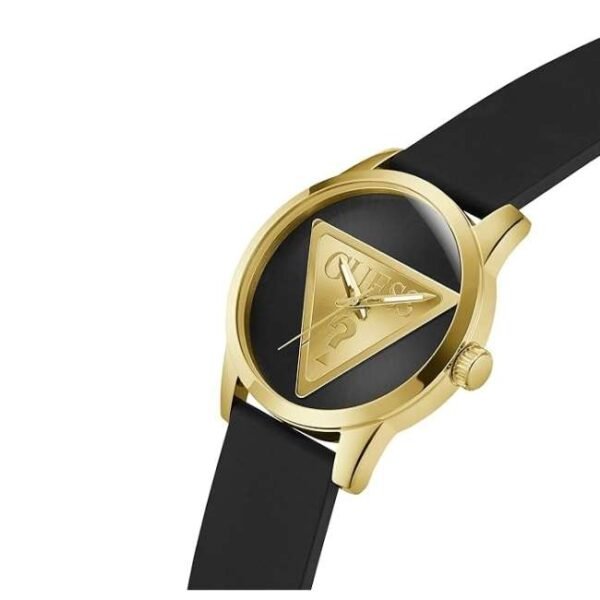 Guess Men Badge Black Dial Quartz Watch-GW0781G4