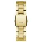 Guess Men Badge Gold Dial Quartz Watch-GW0782G1
