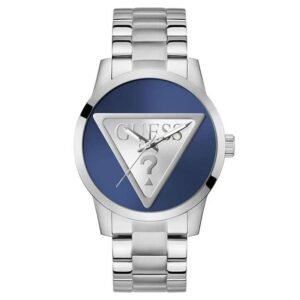 Guess Men Badge Blue Dial Quartz Watch-GW0782G3