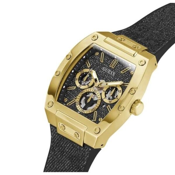 Guess Men Phoenix Black Dial Quartz Watch-GW0786G1