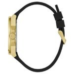 Guess Men Vinyl Black Dial Quartz Watch-GW0790G1