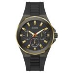 Guess Men Dashboard Black Dial Quartz Watch-GW0799G1