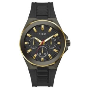 Guess Men Dashboard Black Dial Quartz Watch-GW0799G1