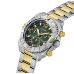 Guess Men Traction Green Dial Chronograph Watch-GW0800G1