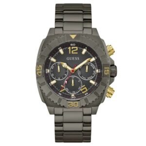 Guess Men Traction Black Dial Chronograph Watch-GW0800G2