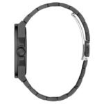 Guess Men Vinyl Black Dial Quartz Watch-GW0833G2