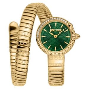 Just Cavalli Women Green Dial Japan Movement Watch -JC1L301M0035