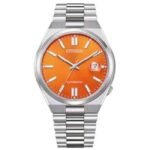 Citizen Men Orange Dial Automatic Watch -NJ0151-88Z