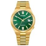 Citizen Men Green Dial Automatic Watch -NJ0152-51X
