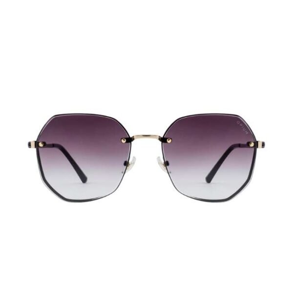 Opium Women Black Oval Sunglasses | Op-10014-C05