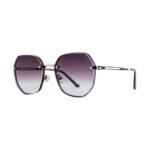 Opium Women Black Oval Sunglasses | Op-10014-C05