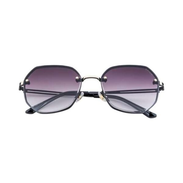 Opium Women Black Oval Sunglasses | Op-10014-C05