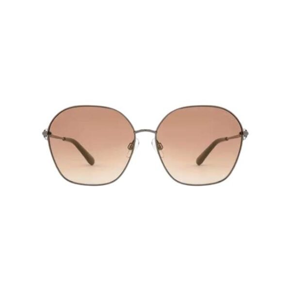 Opium Women Gun Metal Hexagon Sunglasses | Op-10073-C04