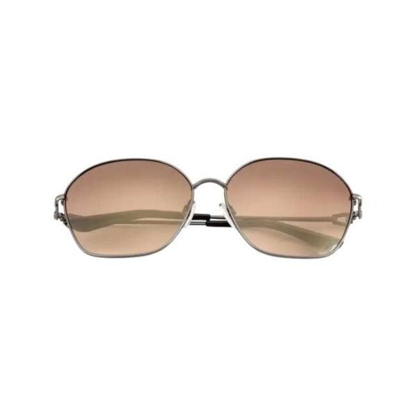 Opium Women Gun Metal Hexagon Sunglasses | Op-10073-C04