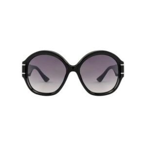 Opium Women Black Round Sunglasses | Op-10083-C01