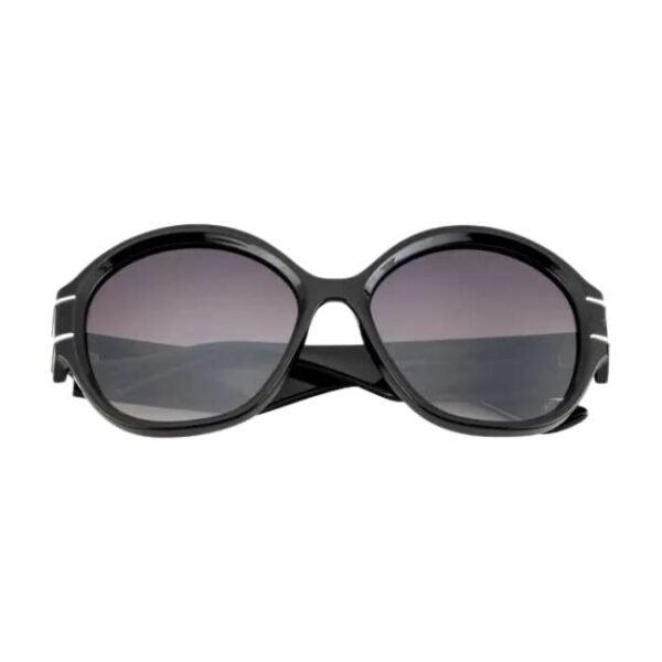 Opium Women Black Round Sunglasses | Op-10083-C01