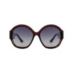 Opium Women Burgundy Round Sunglasses | Op-10083-C04