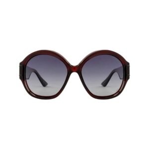 Opium Women Burgundy Round Sunglasses | Op-10083-C04