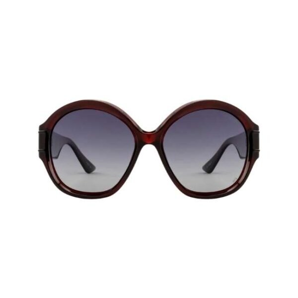 Opium Women Burgundy Round Sunglasses | Op-10083-C04