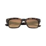 Opium Women Brown Demi Wayfarer Sunglasses | Op-10085-C02