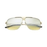Opium Unisex Yellow Rectangular Sunglasses | Op-10103-C03
