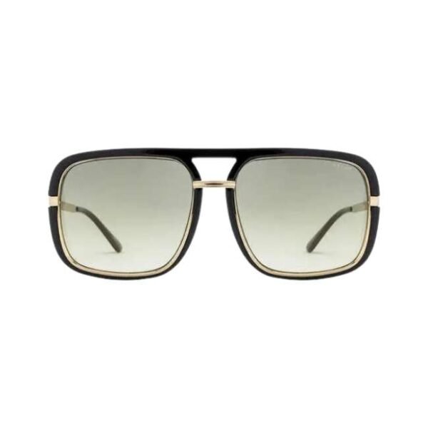 Opium Unisex Gold Rectangular Sunglasses | Op-10114-C01