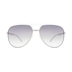 Opium Unisex White Rectangular Sunglasses | Op-10115-C03