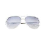 Opium Unisex White Rectangular Sunglasses | Op-10115-C03