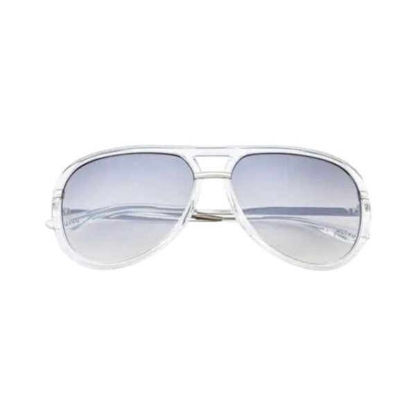 Opium Unisex White Rectangular Sunglasses | Op-10115-C03