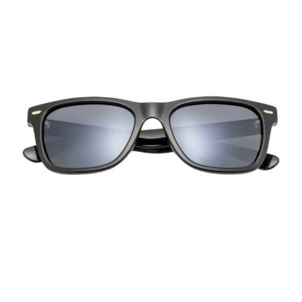 Opium Unisex Black Rectangular Sunglasses | Op-10143-C01-53