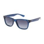 Opium Unisex Crystal Blue Rectangular Sunglasses | Op-10143-C02-53