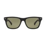 Opium Unisex Black Rectangular Sunglasses | Op-10143-C05-53