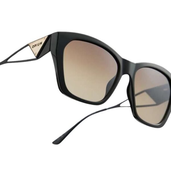 Opium Unisex Brown Demi Rectangular Sunglasses | Op-10166-C02-55