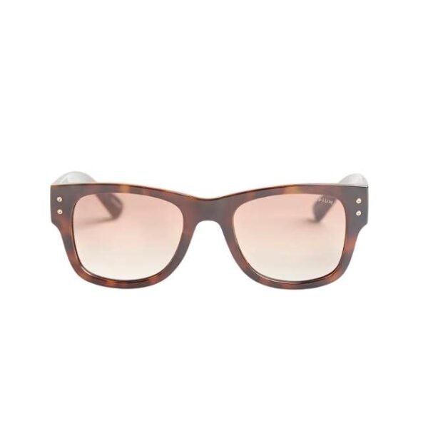 Opium Unisex Brown Demi Rectangular Sunglasses | Op-10176-C02-52