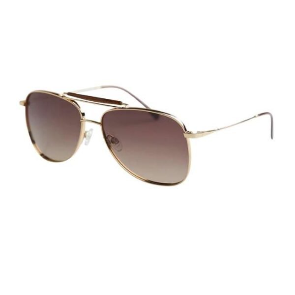 Opium Unisex Gold Rectangular Sunglasses | Op-10186-C06-59