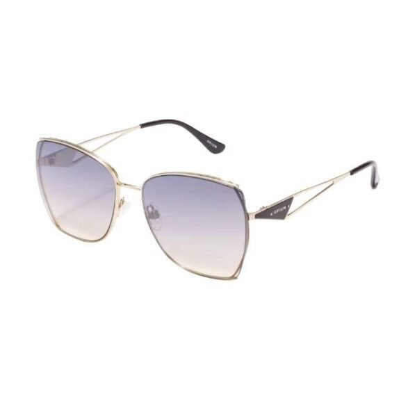 Opium Unisex Gold Rectangular Sunglasses | Op-10191-C02-60