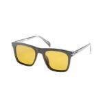 Opium Unisex Black Rectangular Sunglasses | Op-10221-C06-52