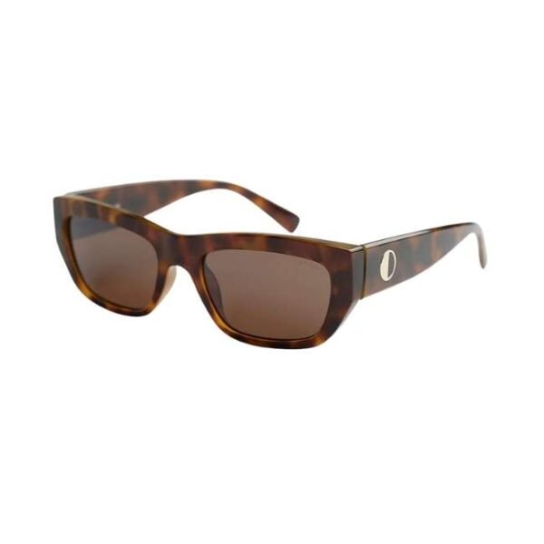 Opium Unisex Brown Demi Rectangular Sunglasses | Op-10228-C02-55