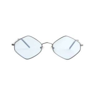 Opium Unisex Gun Metal Rectangular Sunglasses | Op-10248-C02